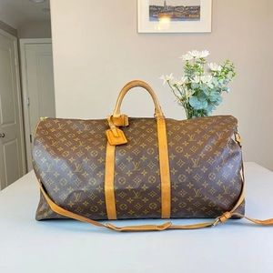 Louis Vuitton Monogram Keepall 60 Travel Bag